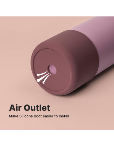 Funda Protectora de Silicona Owala 24 oz - Marrón Rojizo