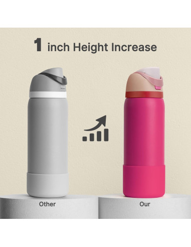 Funda de Silicona para Botella Owala 32 oz - Rojo Rosa