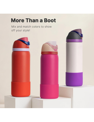 Funda de Silicona para Botella Owala 32 oz - Rojo Rosa