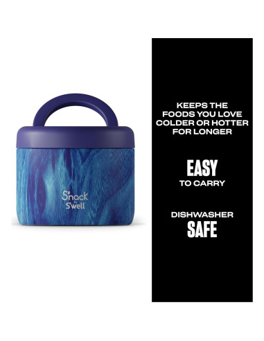 Contenedor de Comida S'nack by S'well 0.71 L Bosque Azure