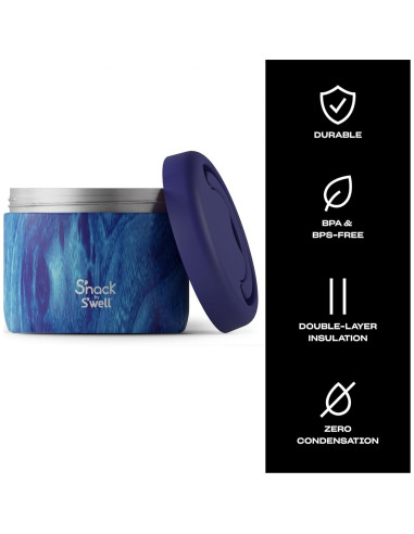 Contenedor de Comida S'nack by S'well 0.71 L Bosque Azure