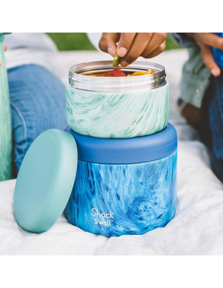 Contenedor de Comida S'nack by S'well 0.71 L Bosque Azure