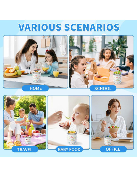 Termo de Comida Caliente Winkabiu 450g Boca Ancha Niños