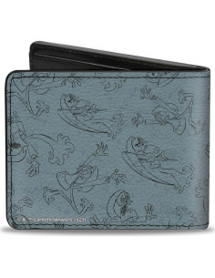 Cartera Bifold Buckle-Down de Cuero Vegano Warner Bros. Grim 2