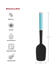Espátula de Cuchara KitchenAid KE030OHAQA Silicona 18.57cm 2