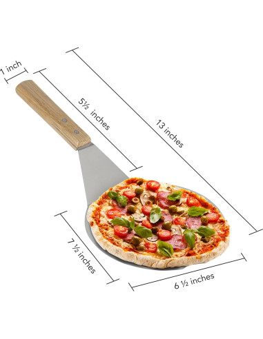 Espátula Ancha de Acero Inoxidable Homi Styles 16.5 cm