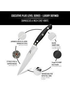 Cuchillo de Utilidad Zelite Infinity 15.24 cm Damasco AUS-10 2