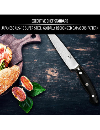 Cuchillo de Utilidad Zelite Infinity 15.24 cm Damasco AUS-10