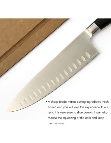 Cuchillo de Chef Fortune Candy 20.3 cm Acero AUS-10 Pakkawood