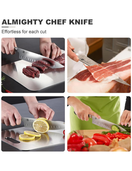 Cuchillo de Chef Fortune Candy 20.3 cm Acero AUS-10 Pakkawood