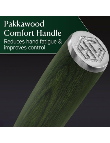 Juego de cuchillos HexClad 6 piezas acero japonés Damascus