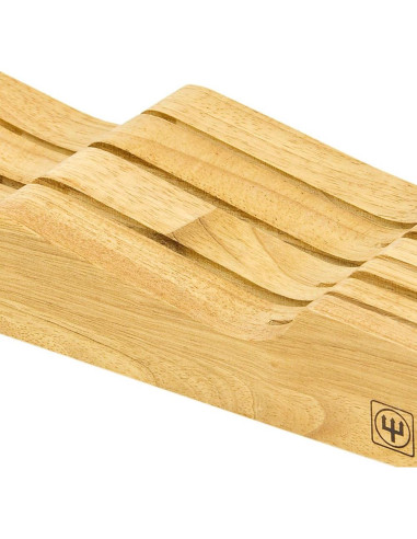 Almacenamiento de cuchillos Wüsthof en cajón 7 ranuras madera