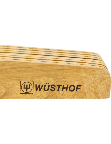 Almacenamiento de cuchillos Wüsthof en cajón 7 ranuras madera