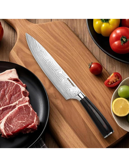 Cuchillo de Chef Japonés Anshee 20.3 cm Acero Inoxidable