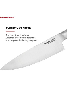 Cuchillo de Chef KitchenAid 20.32 cm Acero Inoxidable Forjado 2