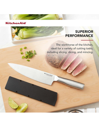 Cuchillo de Chef KitchenAid 20.32 cm Acero Inoxidable Forjado