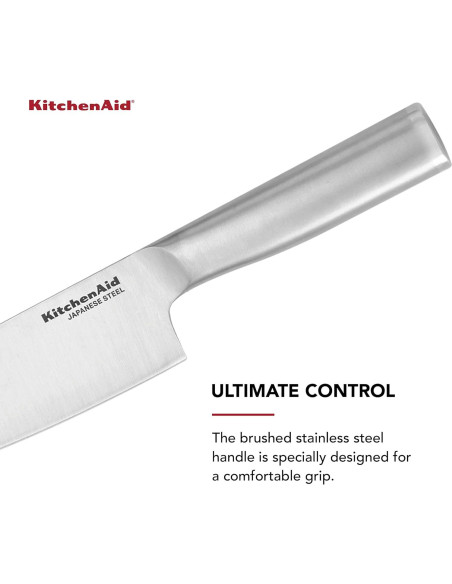 Cuchillo de Chef KitchenAid 20.32 cm Acero Inoxidable Forjado Cuchillo de Chef KitchenAid 20.32 cm Acero Inoxidable Forjado