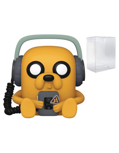 Figura de Vinilo Pop! Funko Jake con Jugador 9.5 cm Hora de Aventura