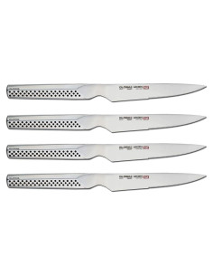 Conjunto de cuchillos de carne Global Ukon 4 piezas - Acero inoxidable
