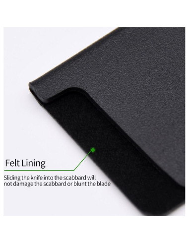 Juego de 10 protectores de cuchillo universal ABS sin BPA