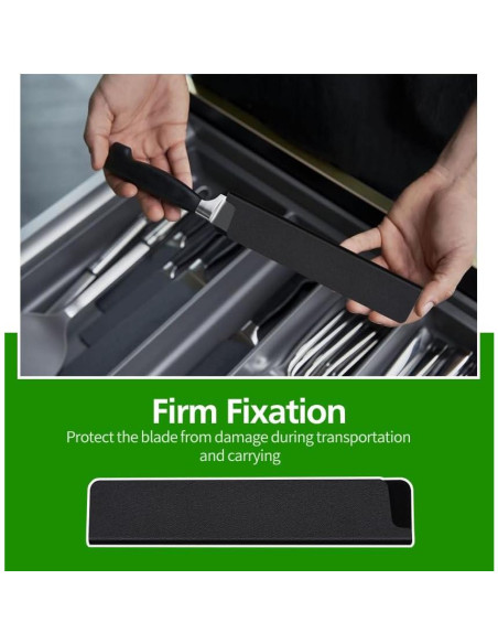 Juego de 10 protectores de cuchillo universal ABS sin BPA