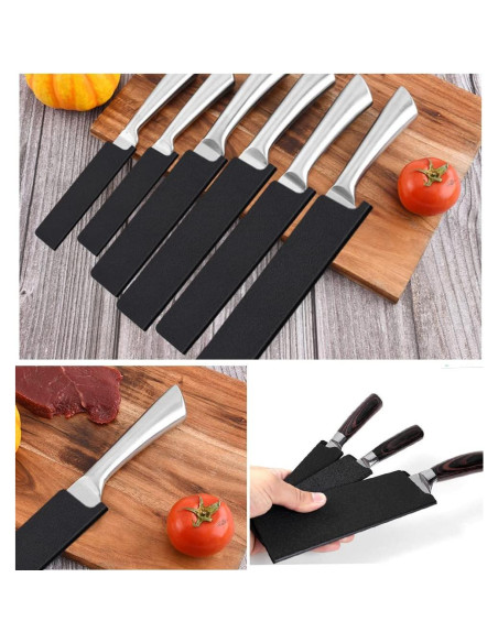 Juego de 10 protectores de cuchillo universal ABS sin BPA