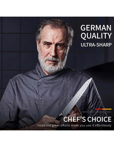 Cuchillo Santoku MAD SHARK 20.32 cm Acero Inoxidable Afilado