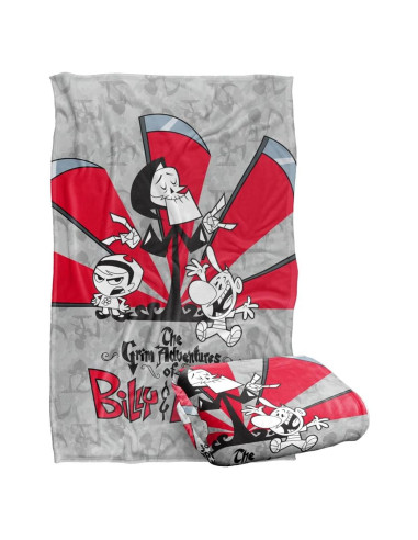 Manta Suave Aventura Grim Billy y Mandy 91x147 cm