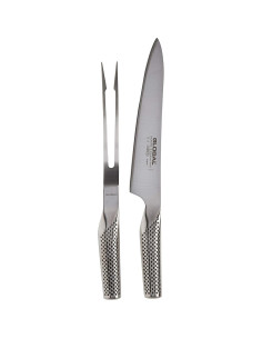 Conjunto de tallado Global G-313 2 piezas acero inoxidable 2