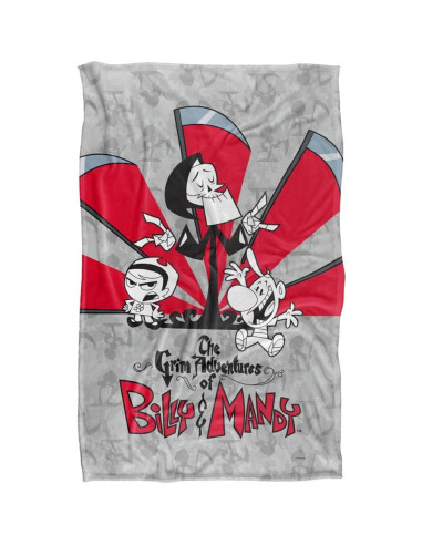 Manta Suave Aventura Grim Billy y Mandy 91x147 cm