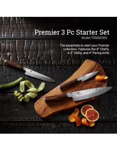 Conjunto de cuchillos Shun Premier 3 piezas - Acero VG-MAX 2