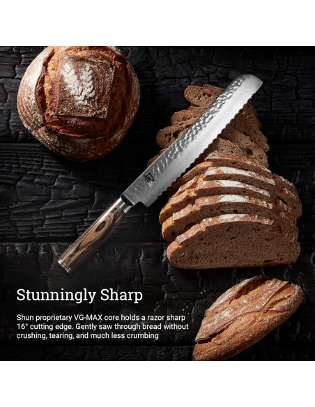 Cuchillo de Pan Shun Premier 22.86 cm Serrado Acero Inoxidable Cuchillo de Pan Shun Premier 22.86 cm Serrado Acero Inoxidable