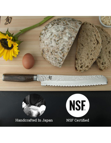 Cuchillo de Pan Shun Premier 22.86 cm Serrado Acero Inoxidable