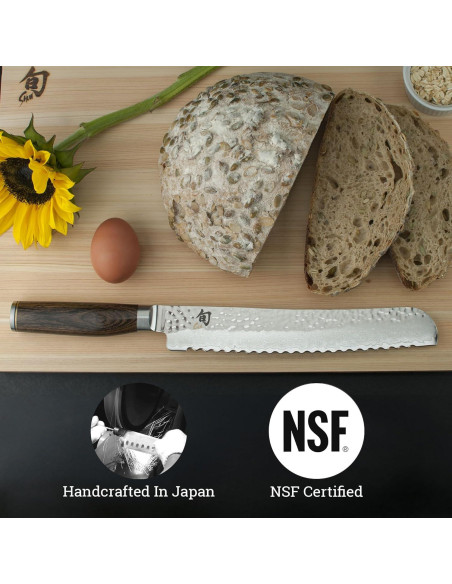 Cuchillo de Pan Shun Premier 22.86 cm Serrado Acero Inoxidable Cuchillo de Pan Shun Premier 22.86 cm Serrado Acero Inoxidable