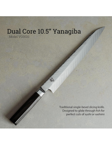 Cuchillo Yanagiba Shun Dual Core 26.67 cm para Sushi
