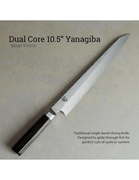 Cuchillo Yanagiba Shun Dual Core 26.67 cm para Sushi