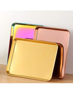 Bandeja de Horno Antiadherente Acero Inoxidable 30.99x24cm Plata 2