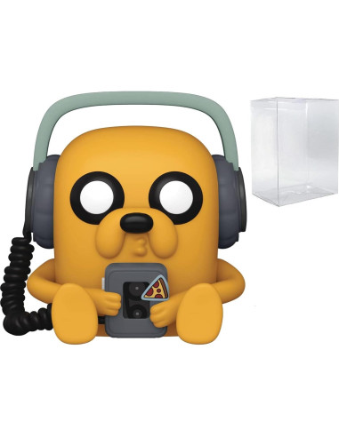 Figura de Vinilo Pop! Funko Jake con Jugador 9.5 cm Hora de Aventura