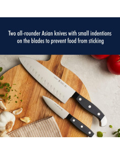 Juego de cuchillos HENCKELS Statement 2 piezas Santoku y pelar 2