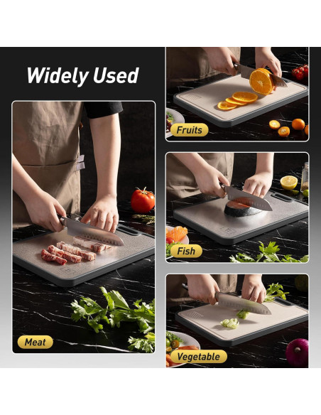 Tabla de Cortar de Titanio Socisen Grande 38.6x26.4cm Antideslizante