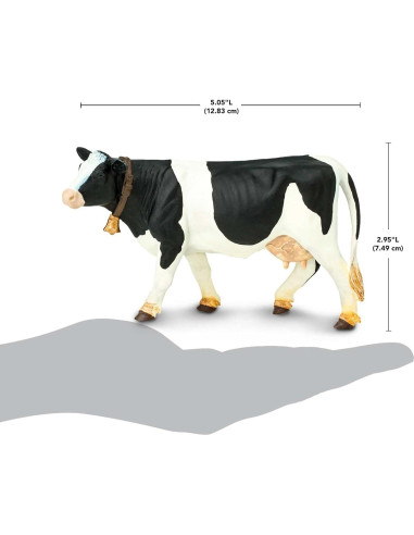 Figura de Vaca Holstein Safari Ltd - Juguete Educativo 12.7 cm