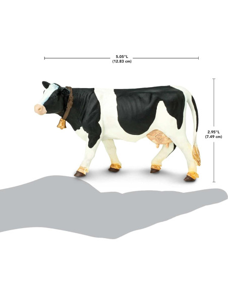 Figura de Vaca Holstein Safari Ltd - Juguete Educativo 12.7 cm