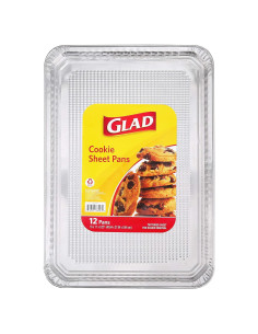 Bandejas Desechables de Aluminio Glad para Hornear 12 Unidades
