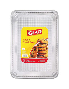 Bandejas Desechables de Aluminio Glad para Hornear 12 Unidades 2