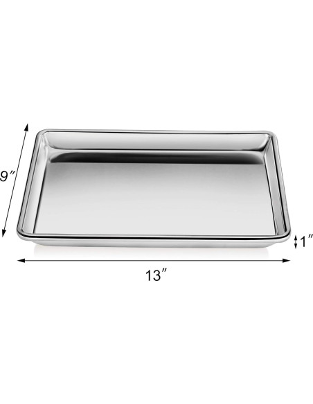 Bandeja de Horno Aluminio Nueva Estrella 23x33 cm Grado Comercial