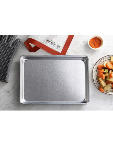 Bandeja de Horno Aluminio Nueva Estrella 23x33 cm Grado Comercial