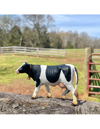 Figura de Vaca Holstein Safari Ltd - Juguete Educativo 12.7 cm