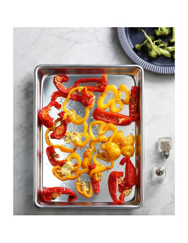 Bandeja de Horno Aluminio Nueva Estrella 23x33 cm Grado Comercial