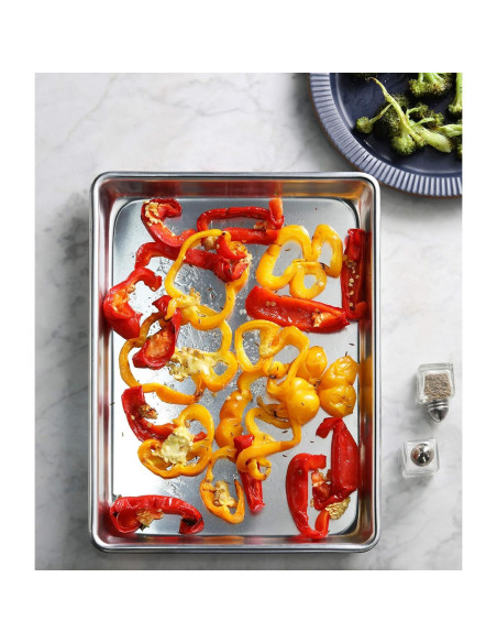 Bandeja de Horno Aluminio Nueva Estrella 23x33 cm Grado Comercial