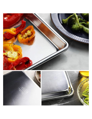 Bandeja de Horno Aluminio Nueva Estrella 23x33 cm Grado Comercial